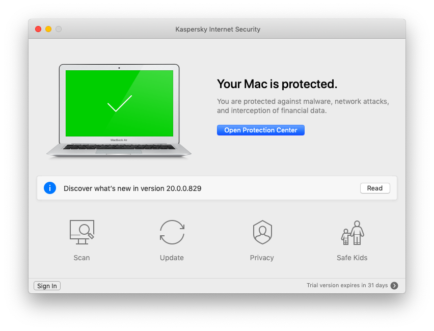 kaspersky internet security for mac trial download