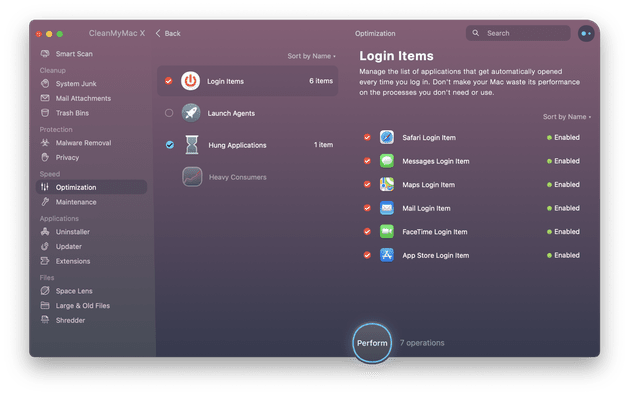 How to edit login items on Mac