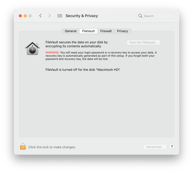 How to use FileVault