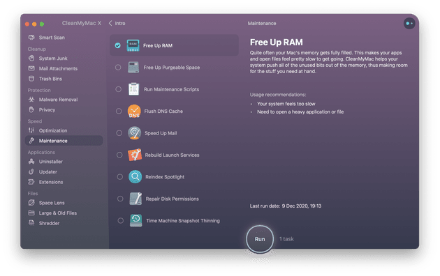 How to free up RAM on Mac