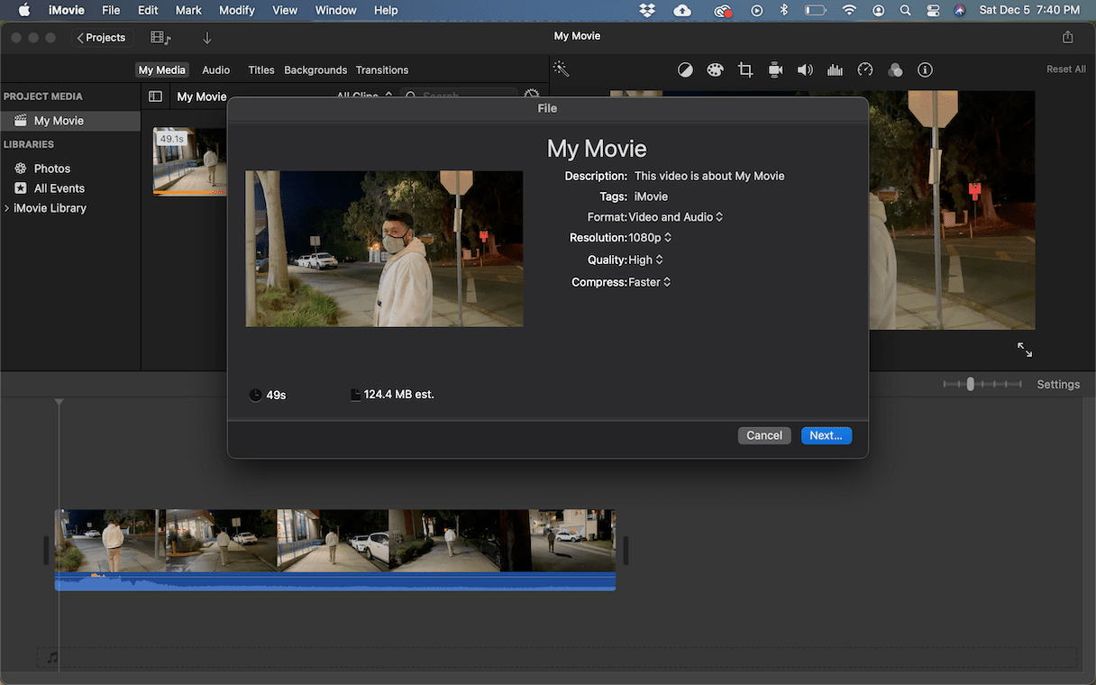 compress video files for mac