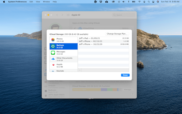 How to remove old iPhone backups