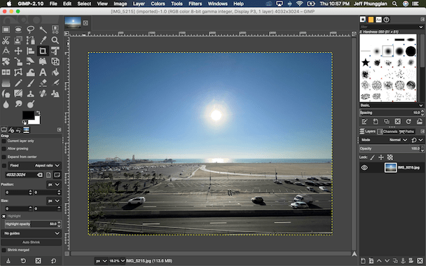 gimp photo editor tutorial free version review