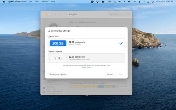 How to upgrade iCloud storage