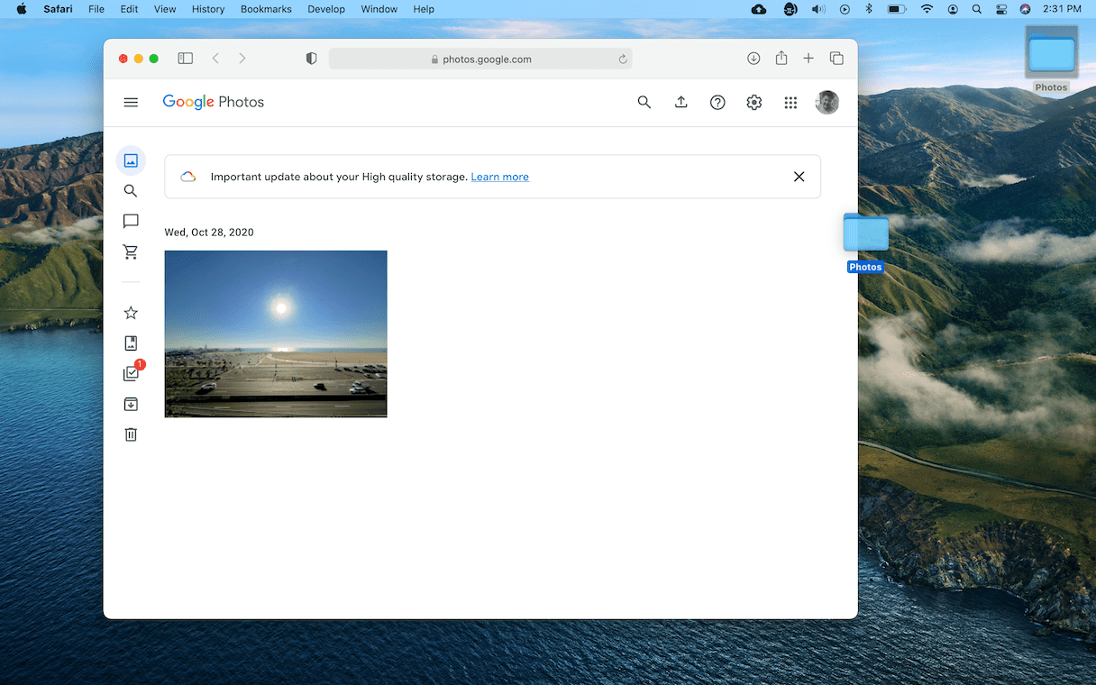 google photos desktop uploader for mac