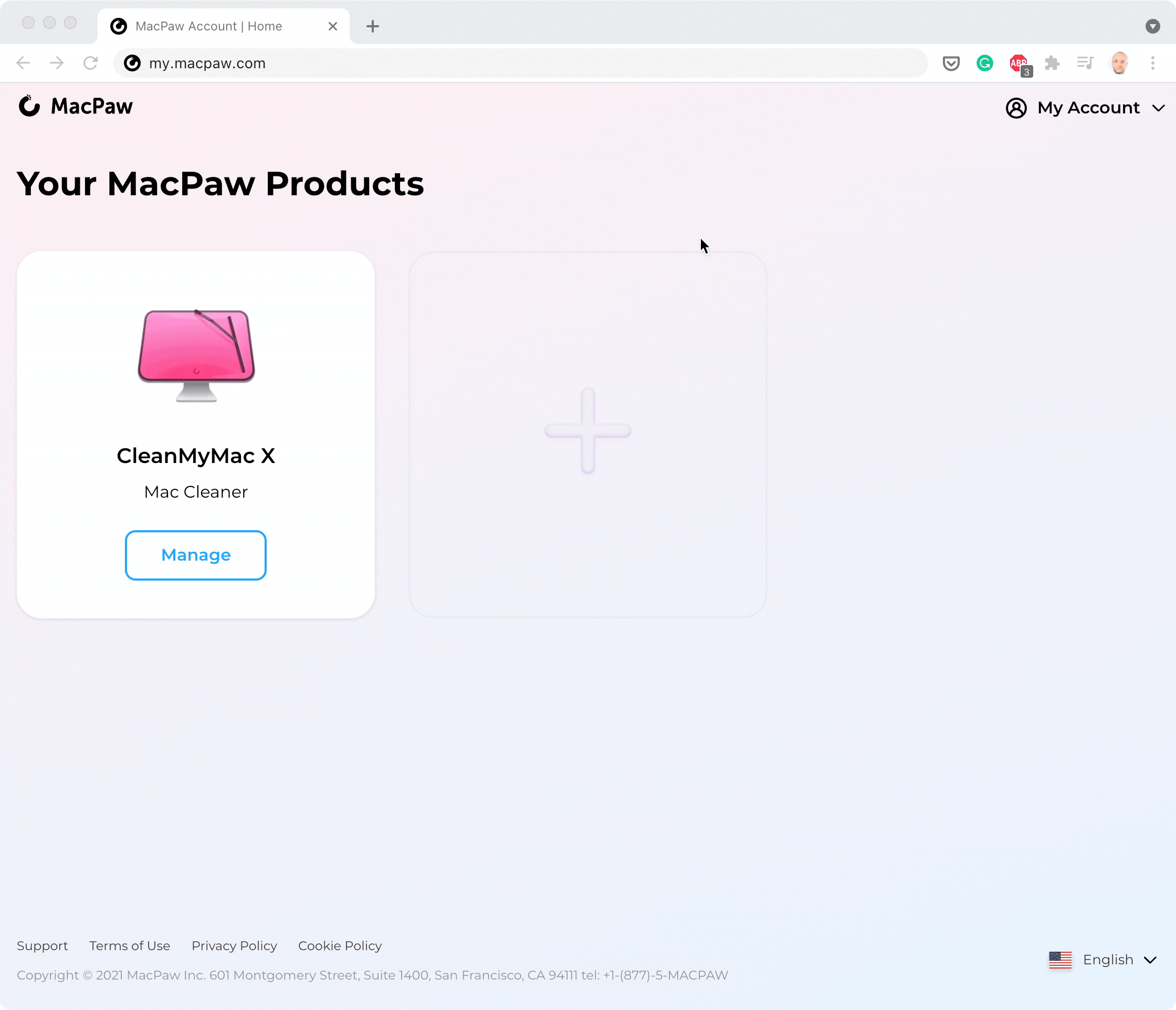 Claim discount in your MacPaw account