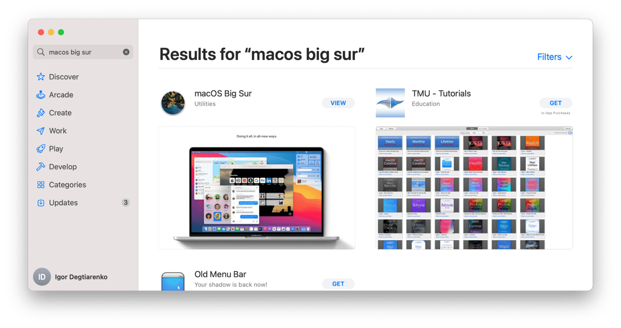 Macos Monterey のダウンロードが動かない