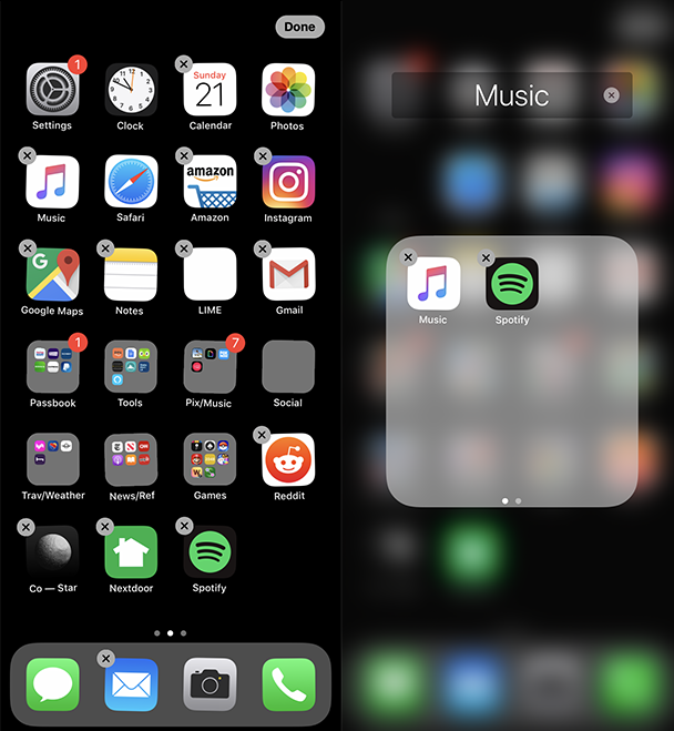 Screenshot: How to organize apps on iPhone Screenshot: How to organize apps on iPhone