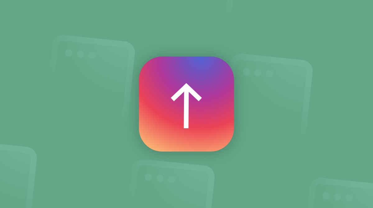 how to post photos on instagram from a apple computer