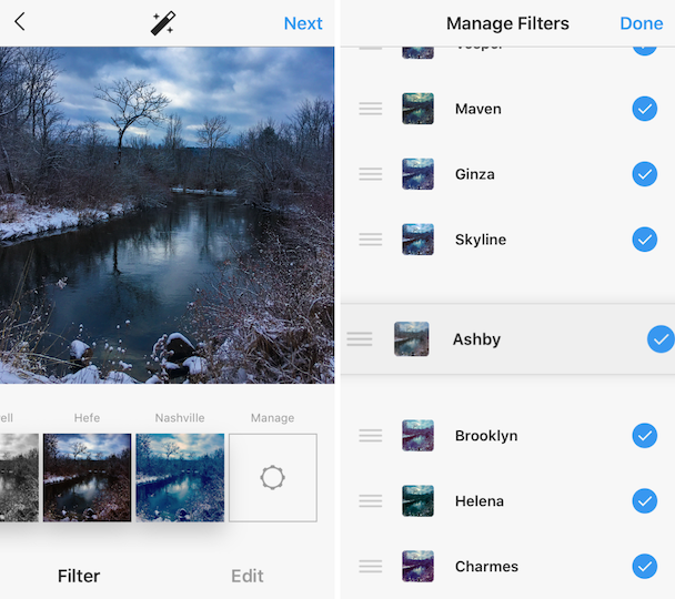 Instagram trick: How to reorder filters Instagram trick: How to reorder filters