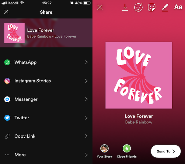 Spotify Instagram Story Template