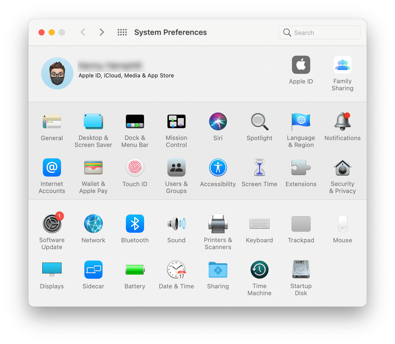 mac system preferences window