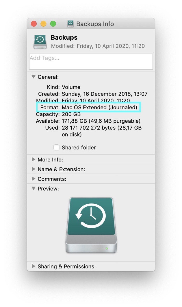 best hard drive format for mac time machine