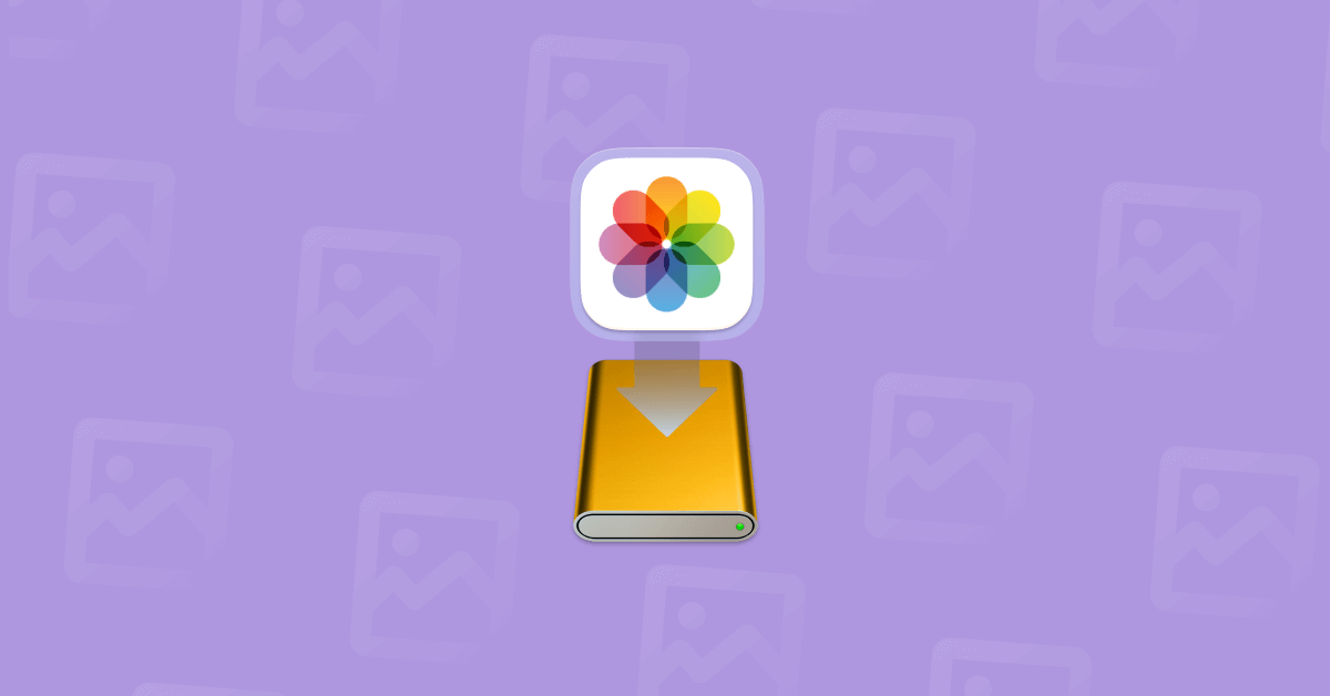 How to transfer iPhone photos to external hard drive