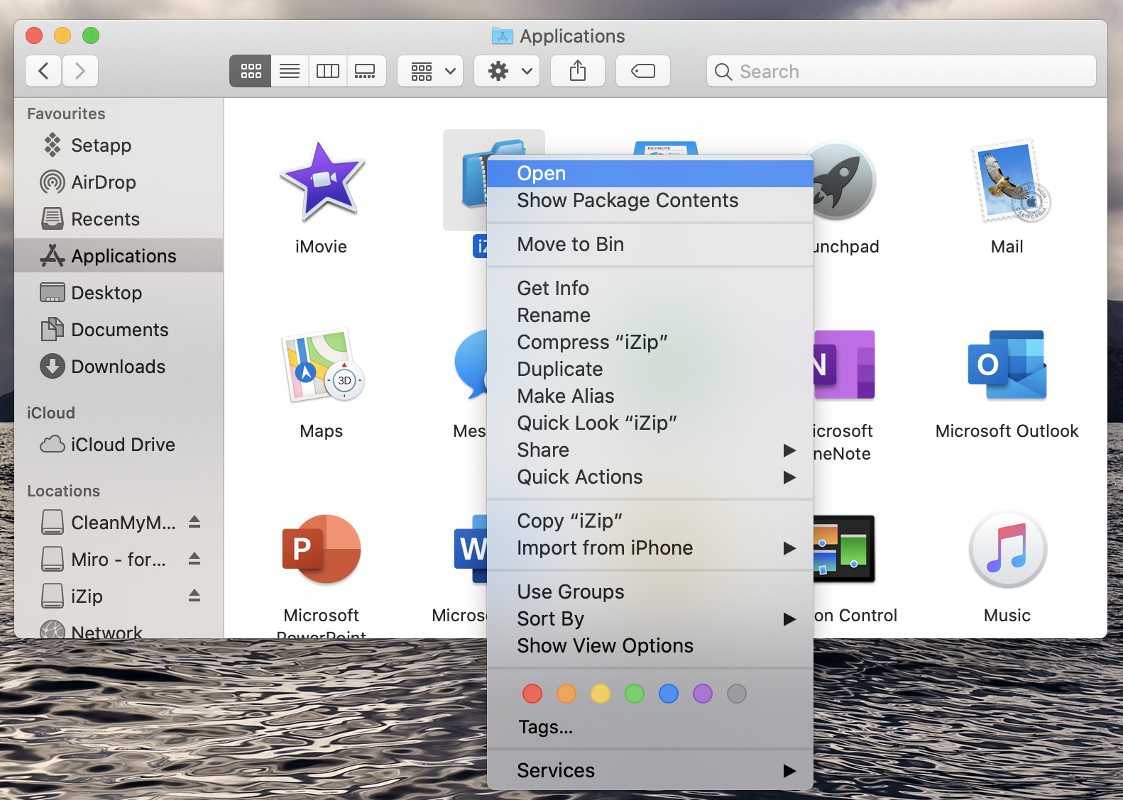 how to open mac files from other developer
