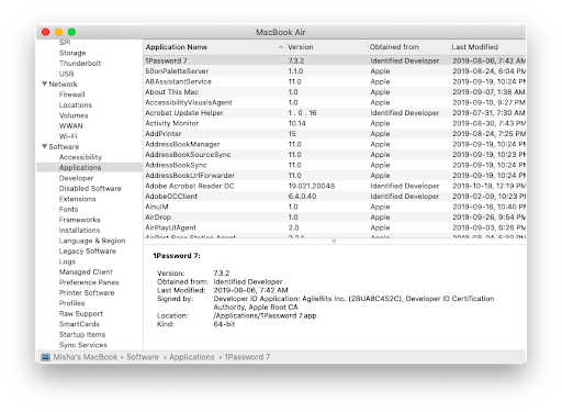 to locate a lost file on mac