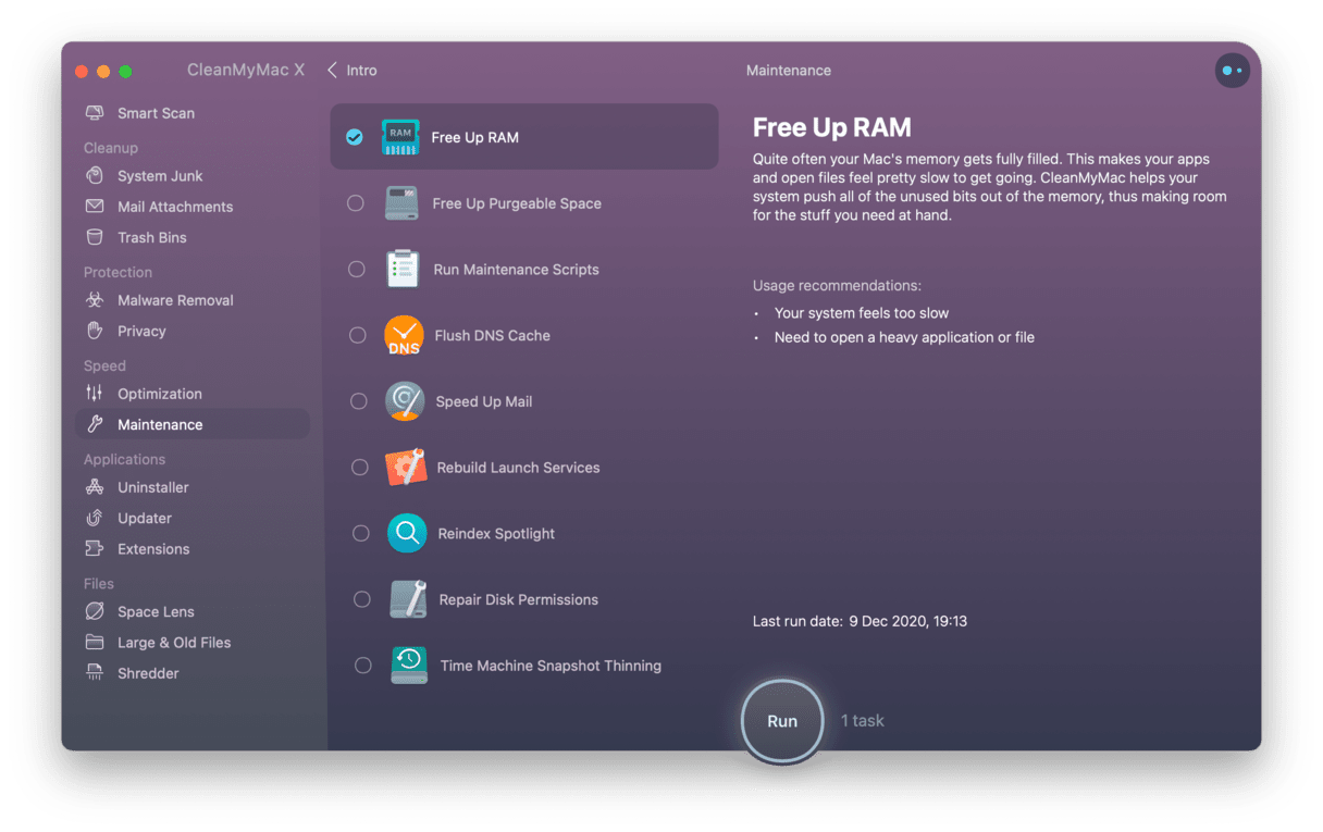 How to free up RAM on Mac