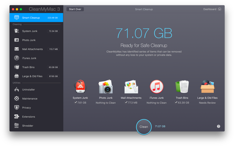 Clean up your mac for free