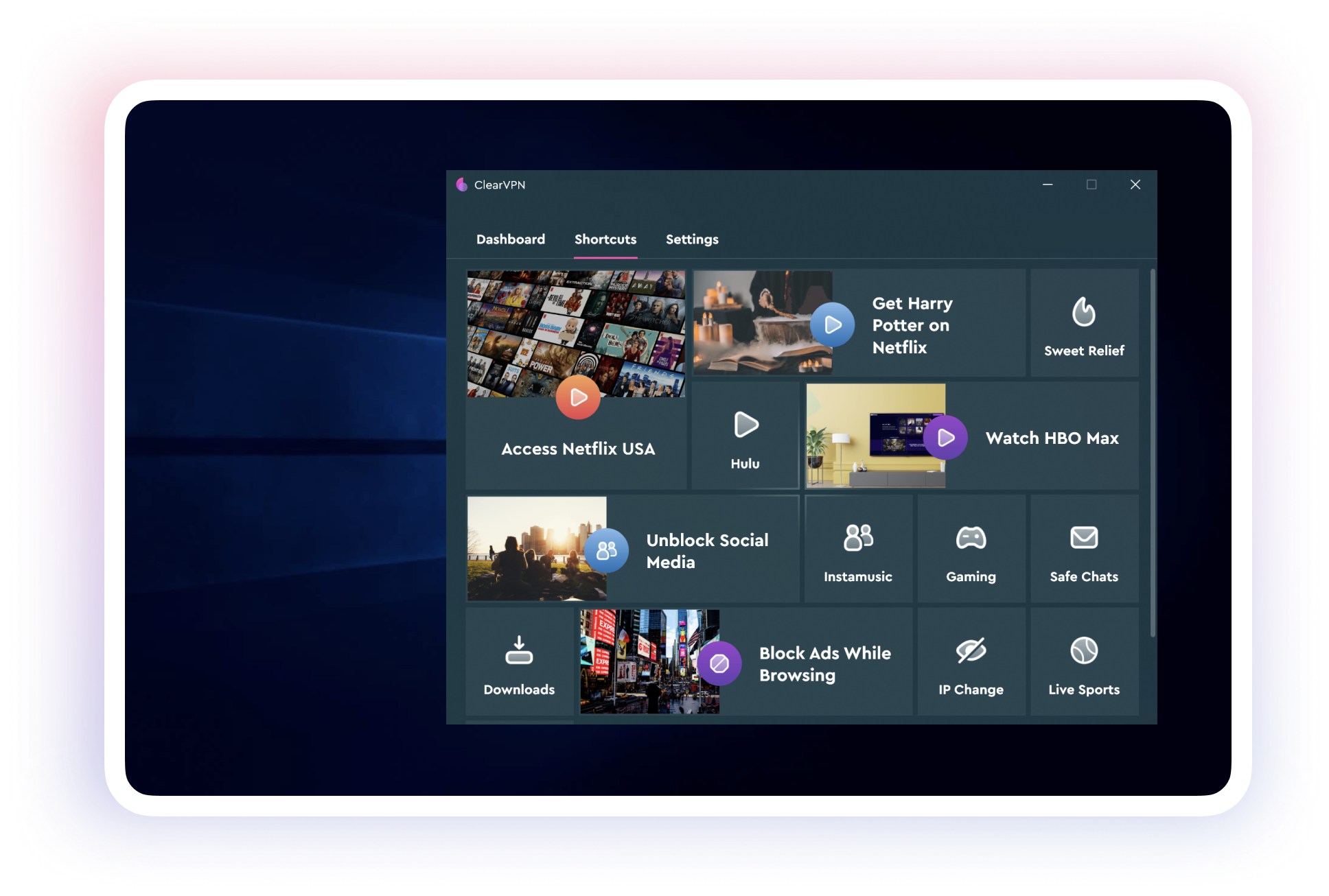VPN For Windows ClearVPN Is The Only Secure VPN You Need