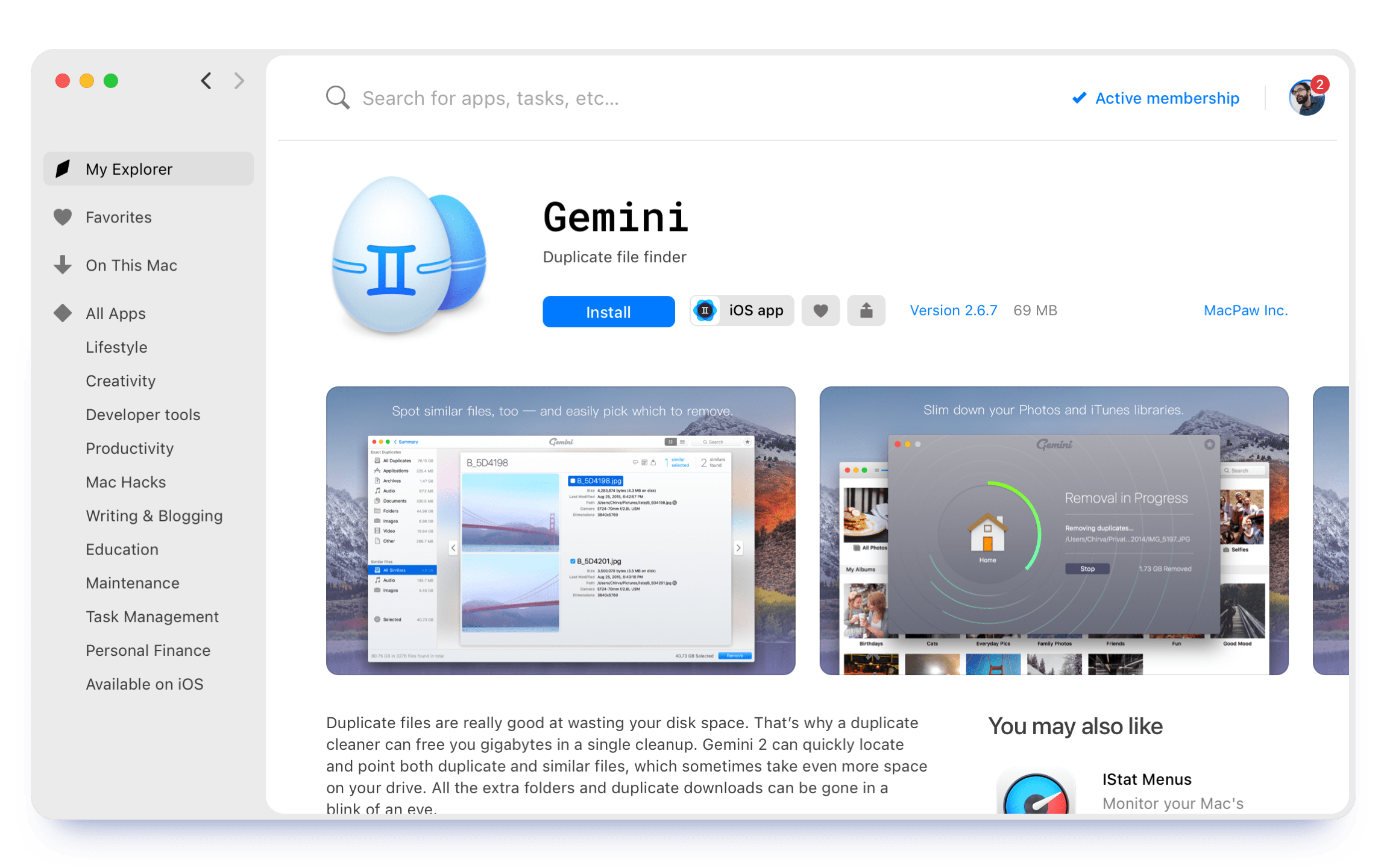 Setapp A suite of Mac apps for all tasks
