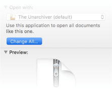 the unarchiver app